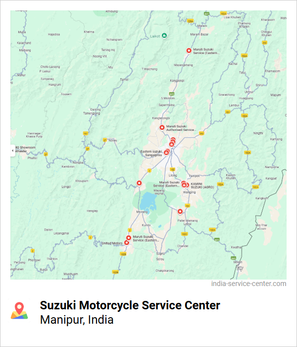Suzuki Motorcycle Service Center Near Me, Manipur, India