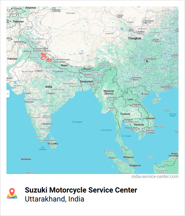 Suzuki Motorcycle Service Center Near Me, Uttarakhand, India