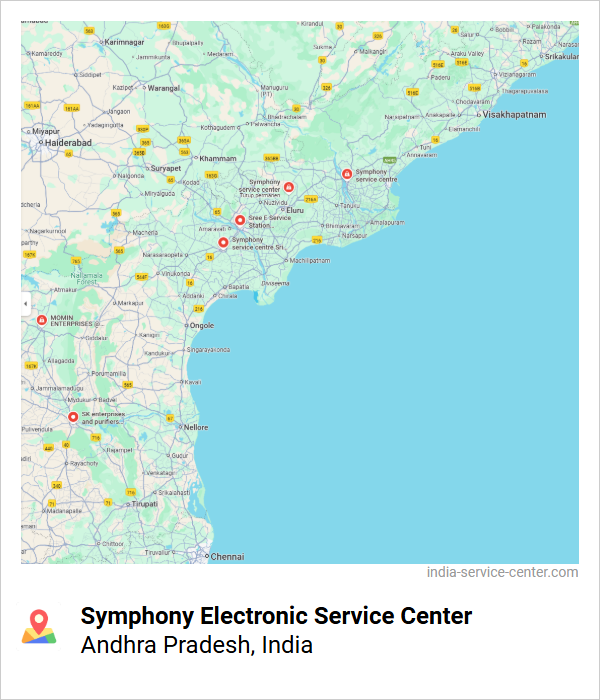 Symphony Electronic Service Center Near Me, Andhra Pradesh, India