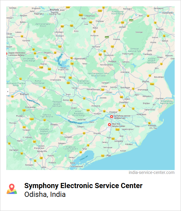 Symphony Electronic Service Center Near Me, Odisha, India