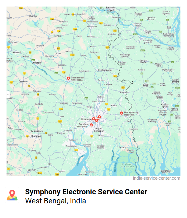 Symphony Electronic Service Center Near Me, West Bengal, India