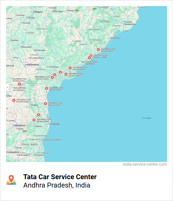 Tata Car Service Center Near Me, Andhra Pradesh, India