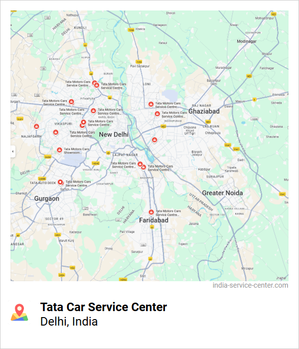Tata Car Service Center Near Me, Delhi, India