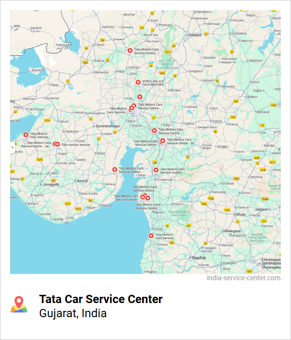 Tata Car Service Center Near Me, Gujarat, India