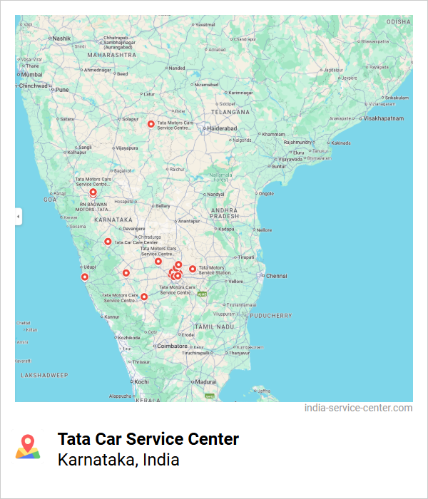 Tata Car Service Center Near Me, Karnataka, India