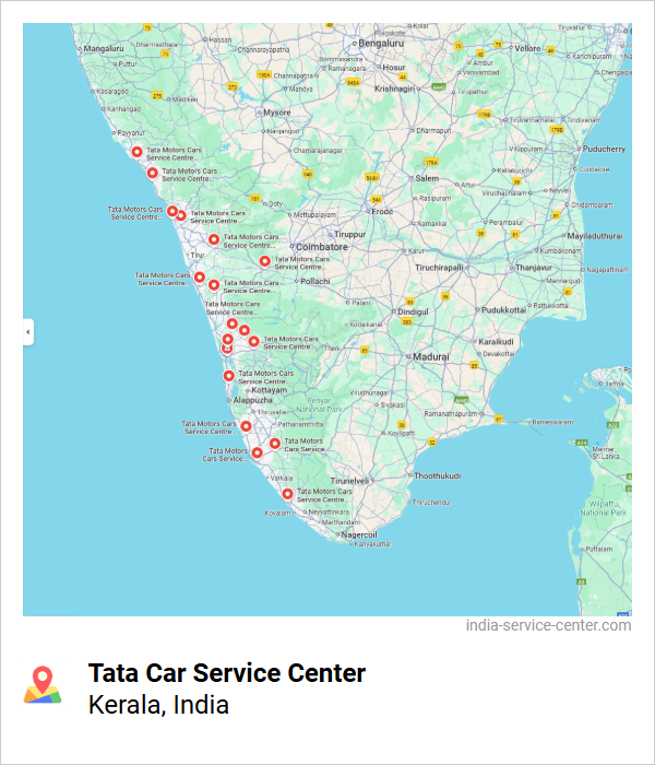 Tata Car Service Center Near Me, Kerala, India
