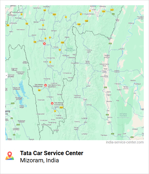Tata Car Service Center Near Me, Mizoram, India