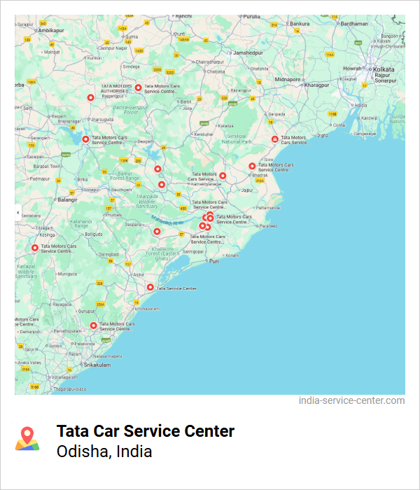 Tata Car Service Center Near Me, Odisha, India