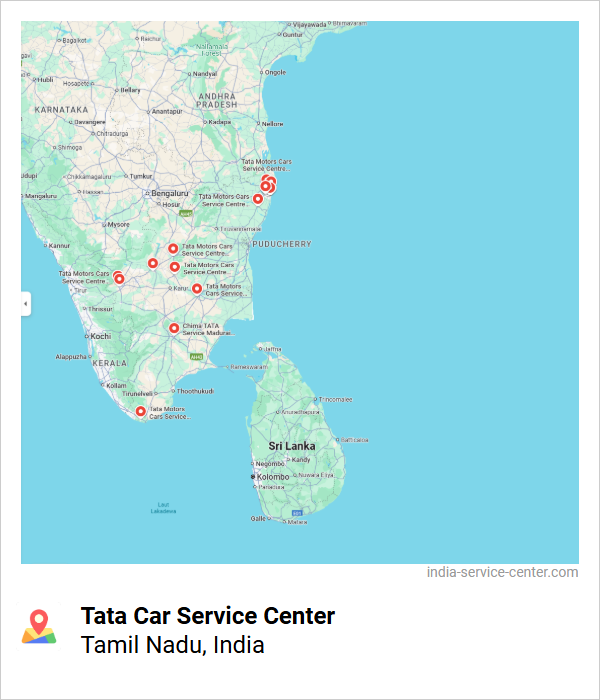 Tata Car Service Center Near Me, Tamil Nadu, India