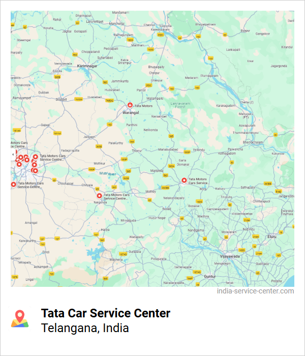 Tata Car Service Center Near Me, Telangana, India