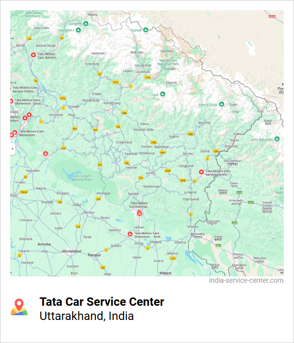 Tata Car Service Center Near Me, Uttarakhand, India