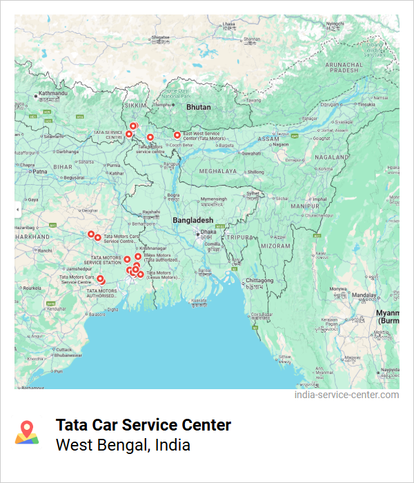 Tata Car Service Center Near Me, West Bengal, India