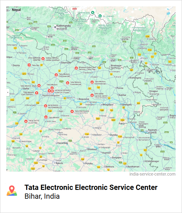 Tata Electronic Electronic Service Center Near Me, Bihar, India