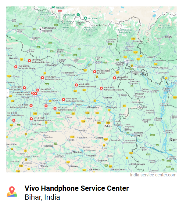 Vivo Handphone Service Center Near Me, Bihar, India