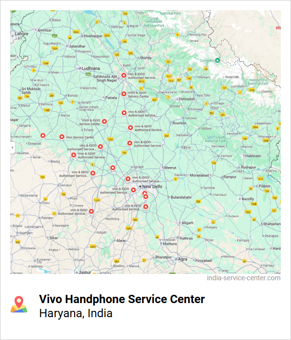 Vivo Handphone Service Center Near Me, Haryana, India
