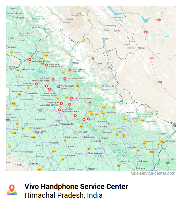 Vivo Handphone Service Center Near Me, Himachal Pradesh, India