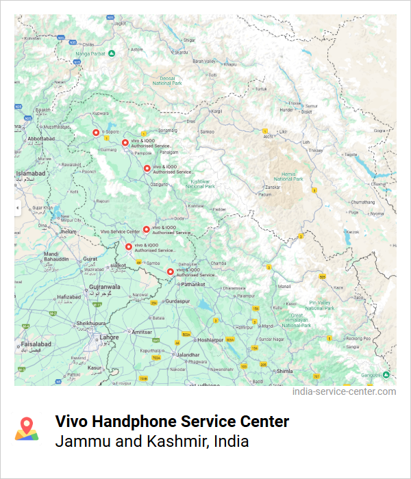 Vivo Handphone Service Center Near Me, Jammu and Kashmir, India