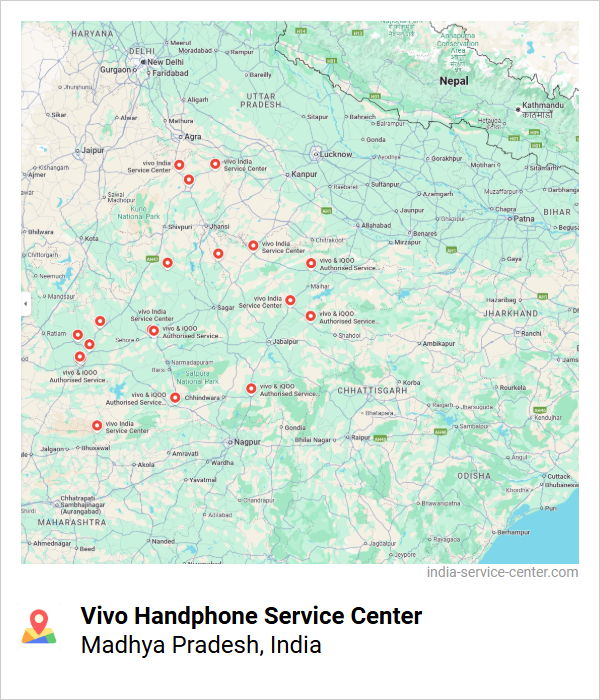 Vivo Handphone Service Center Near Me, Madhya Pradesh, India