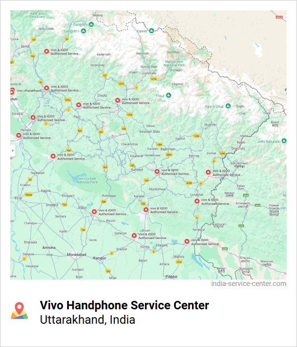 Vivo Handphone Service Center Near Me, Uttarakhand, India