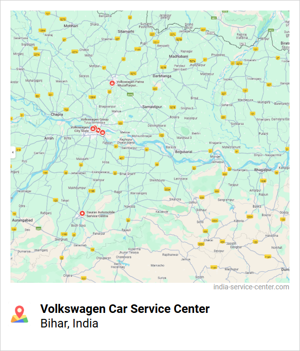 Volkswagen Car Service Center Near Me, Bihar, India