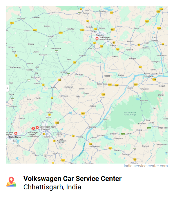 Volkswagen Car Service Center Near Me, Chhattisgarh, India