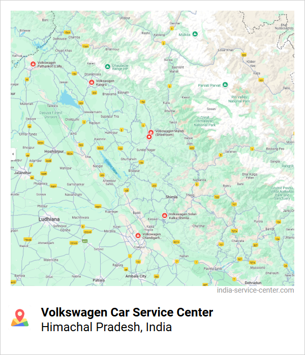 Volkswagen Car Service Center Near Me, Himachal Pradesh, India
