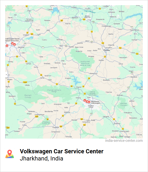 Volkswagen Car Service Center Near Me, Jharkhand, India