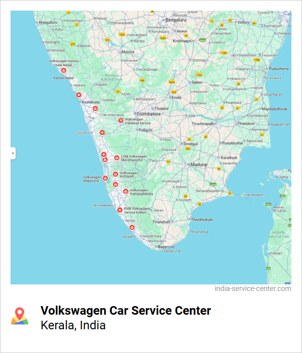 Volkswagen Car Service Center Near Me, Kerala, India