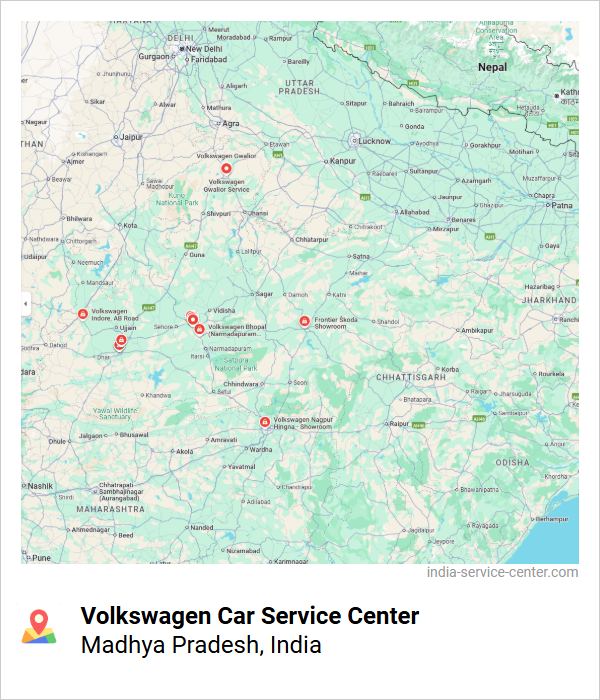 Volkswagen Car Service Center Near Me, Madhya Pradesh, India