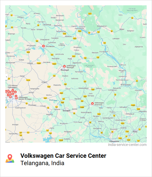 Volkswagen Car Service Center Near Me, Telangana, India