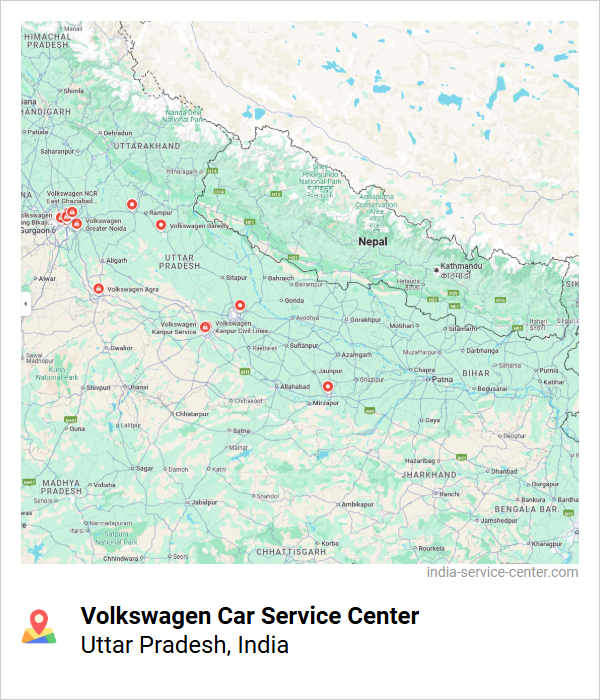 Volkswagen Car Service Center Near Me, Uttar Pradesh, India