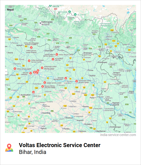 Voltas Electronic Service Center Near Me, Bihar, India