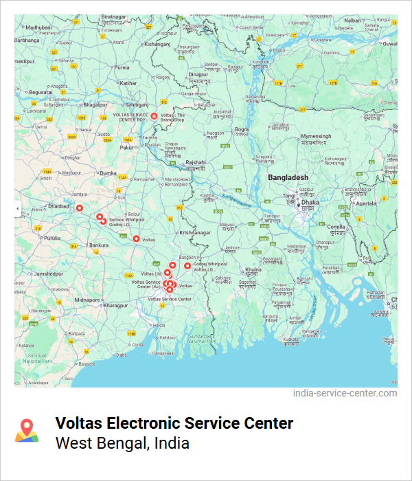 Voltas Electronic Service Center Near Me, West Bengal, India