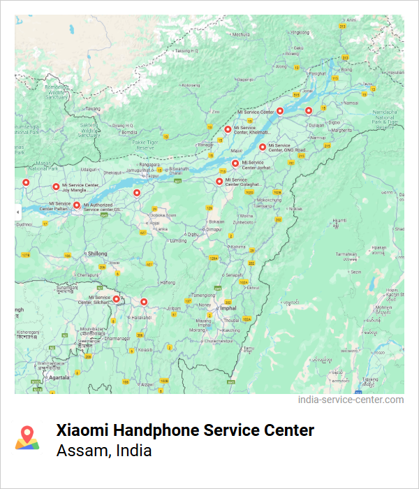 Xiaomi Handphone Service Center Near Me, Assam, India