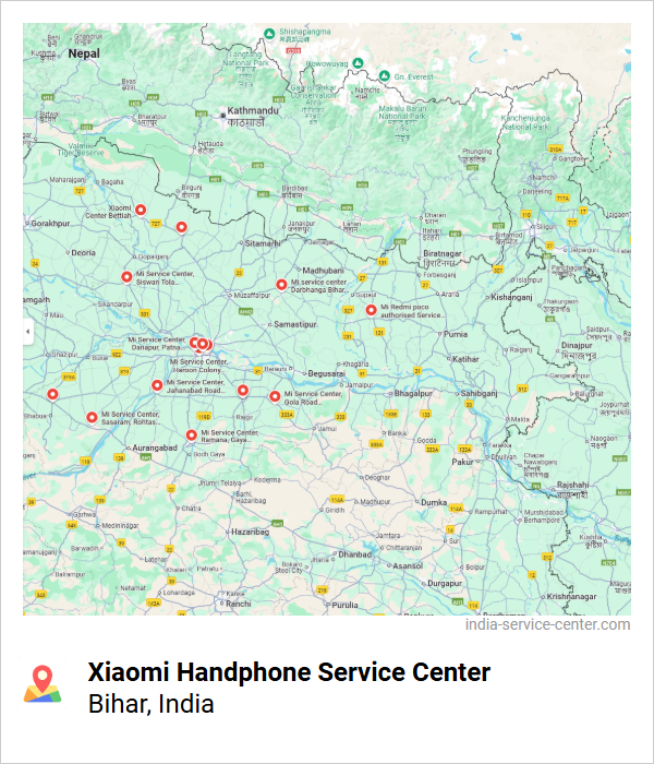 Xiaomi Handphone Service Center Near Me, Bihar, India