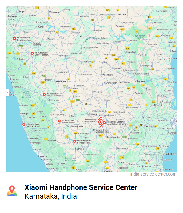 Xiaomi Handphone Service Center Near Me, Karnataka, India