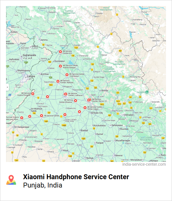 Xiaomi Handphone Service Center Near Me, Punjab, India