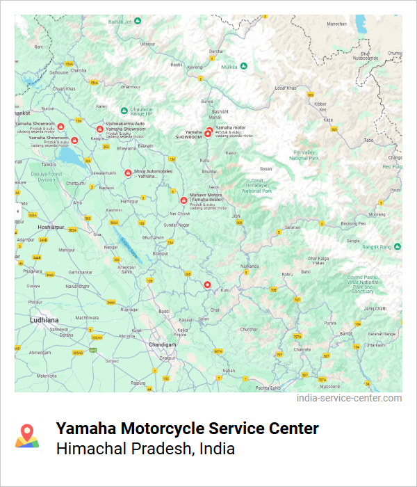 Yamaha Motorcycle Service Center Near Me, Himachal Pradesh, India