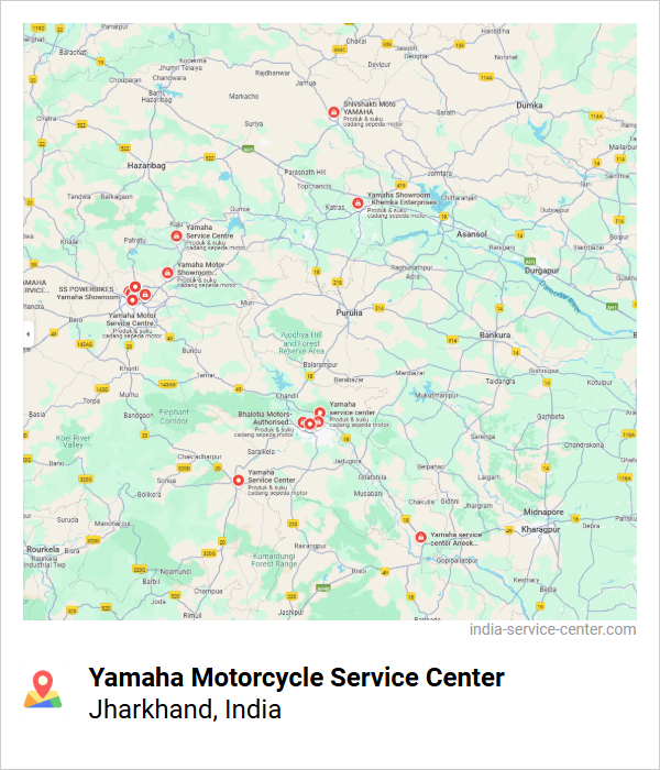 Yamaha Motorcycle Service Center Near Me, Jharkhand, India
