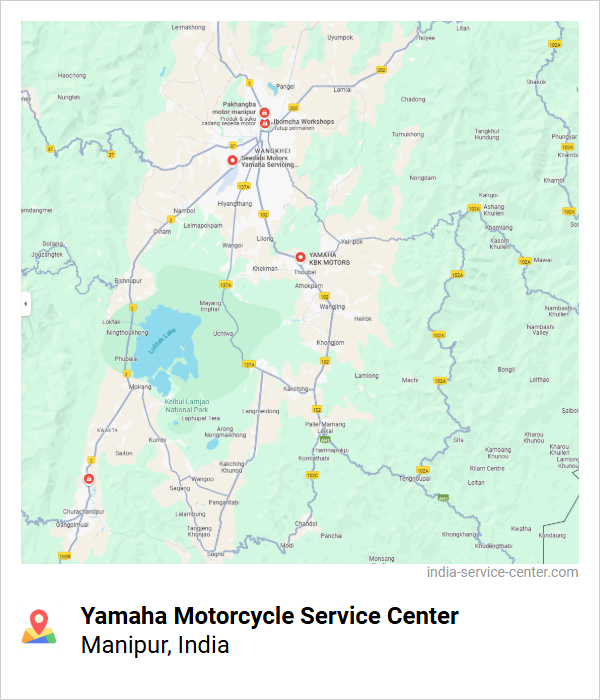 Yamaha Motorcycle Service Center Near Me, Manipur, India