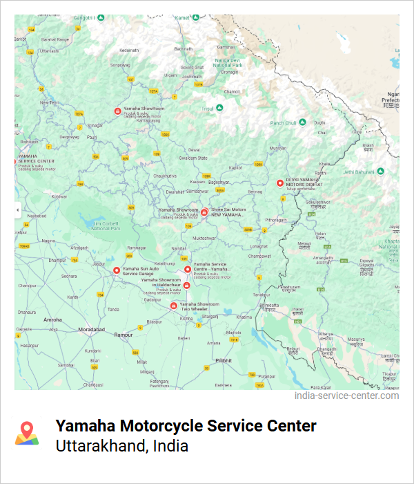 Yamaha Motorcycle Service Center Near Me, Uttarakhand, India